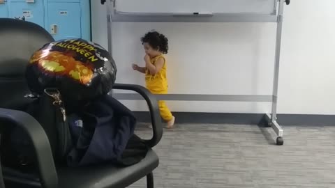 At mom office