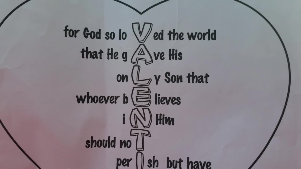 JOHN 3:16 IS THE ORIGINAL VALENTINE- CAN I GET AN AMEN?