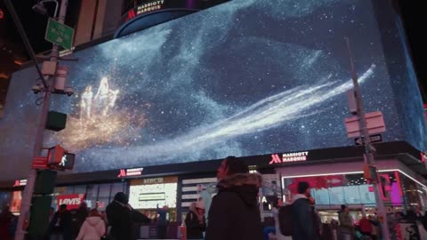 😇🙏 Times Square NYC [Nativity Scene-Christmas Surprise]! ✝️📖