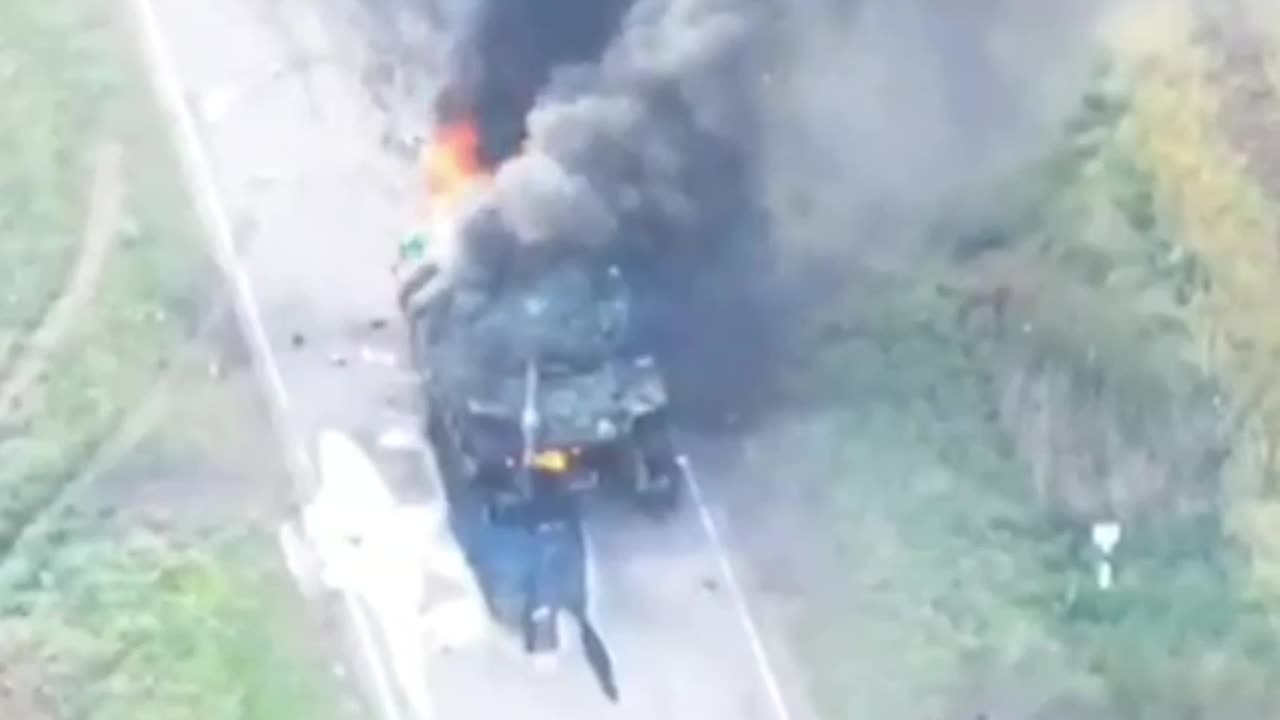 T-72M1 Tank of the AFU Destroyed Near the Village of Olgovka in the Kursk Region