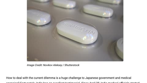 Greenlight for lvermectin in Japan - GNEWS