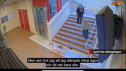Swedes are outraged by a new video showing Karam Kanjo, Syrian invader, robbing a 91 yo woman