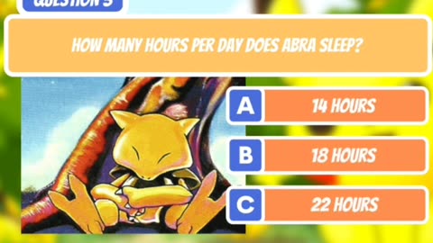 Pokemon trivia