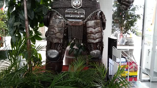 Huge Predator statue