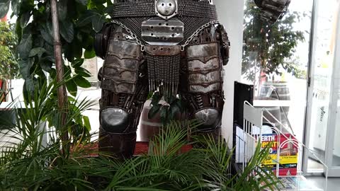 Huge Predator statue