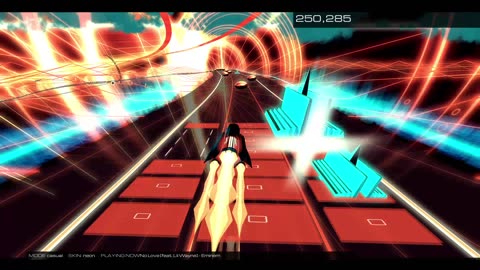 Audiosurf 2 "No Love", by Eminem