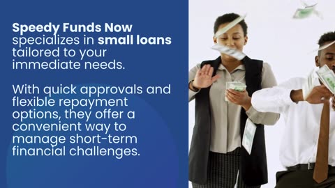 Top Small Loans Company in USA | Small Loans USA 2024 | Speedy Funds Now