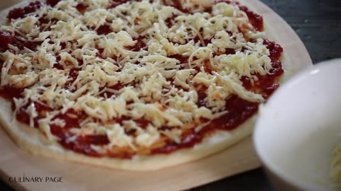 Homemade Cheese Pizza