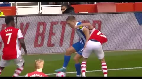 Leandro Trossard vs Arsenal | Impressed Arteta.