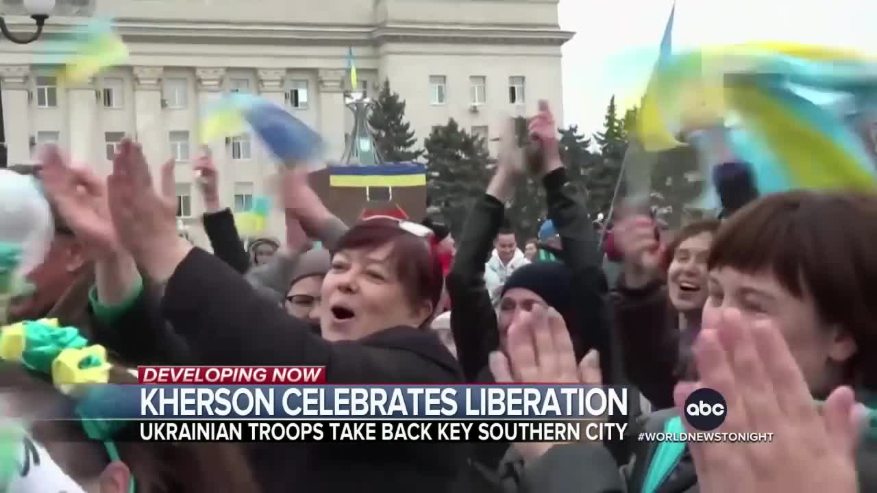 Kherson celebrates liberation