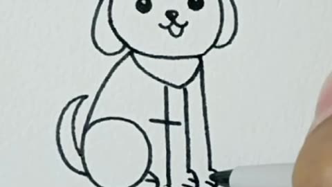 Dog drawing 6+1