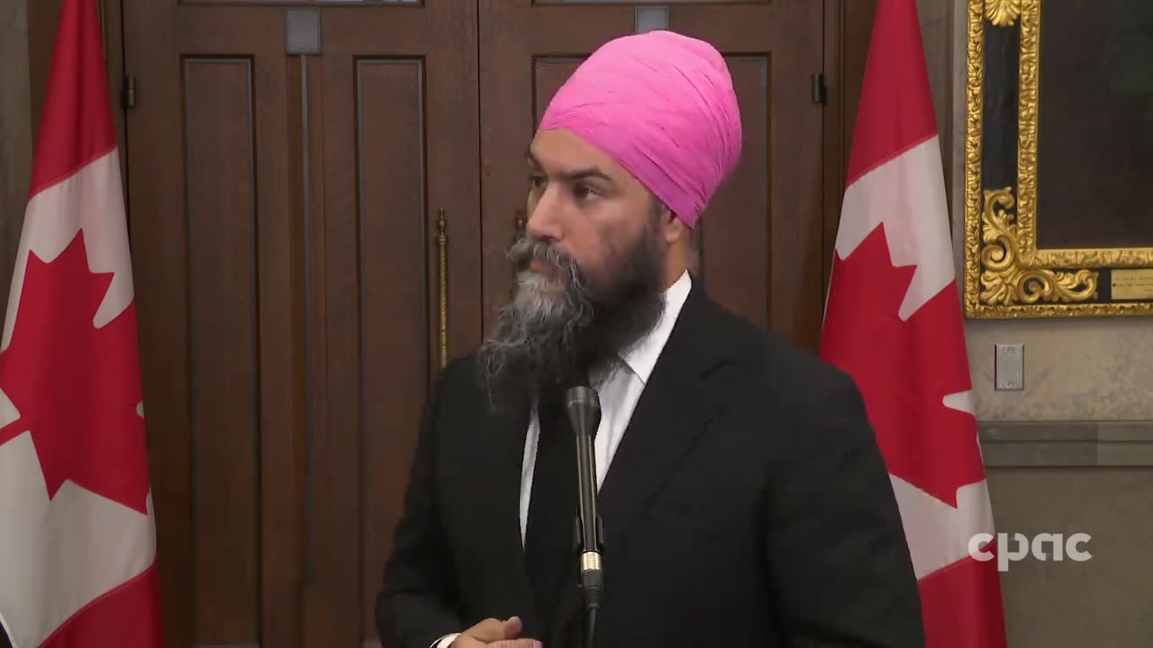 Canada: NDP Leader Jagmeet Singh speaks with reporters ahead of question period – February 15, 2023