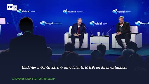 "Was in Europa fehlt? Ihnen fehlt es an Verstand" – Putin beim Waldai-Forum