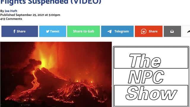 US East Coast Can Be Destroyed By The Canary Islands Volcano 🟠⚪🟣The NPC Show