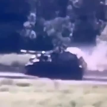 Drone Smashes Russian Soldiers Riding On Heavy Gun