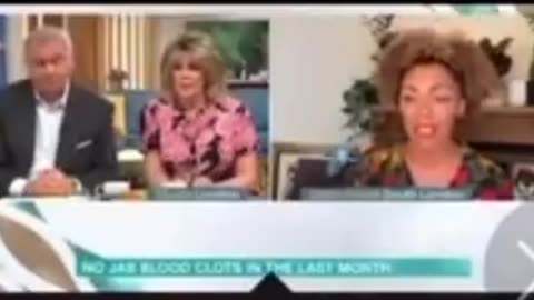 Mainstream media stops explanation of vaccine induced blood clots on live T.V.