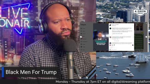 The Arrington Gavin Show "Black Men For Trump"