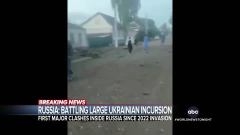 Ukraine launches large-scale ground assault into Russia