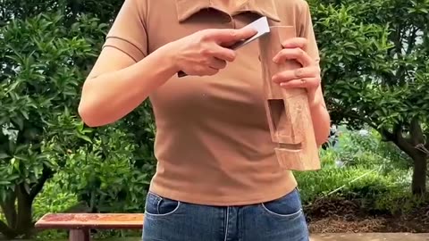 Making A Beautiful Craft From Wood 🪵 🪓 __ Home_144p