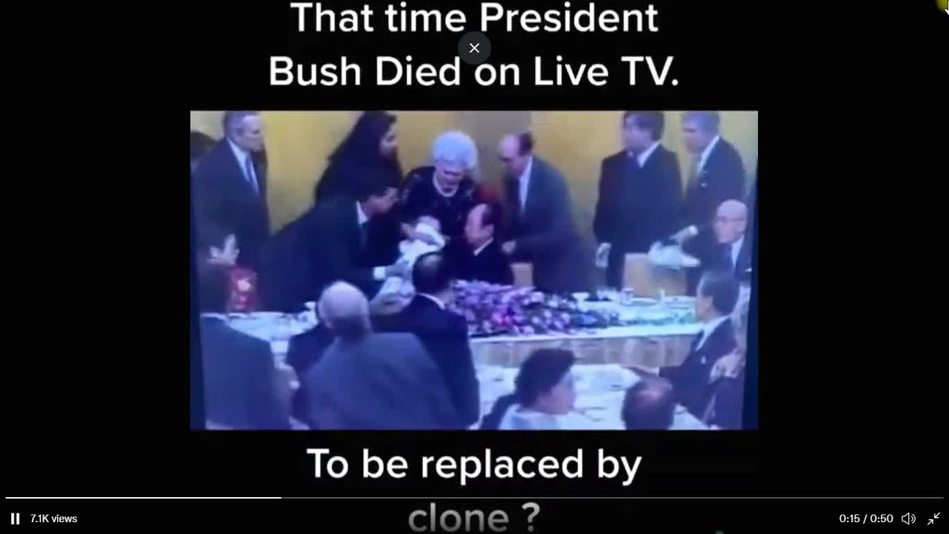 That Time Bush Sr Died On Live TV