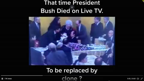 That Time Bush Sr Died On Live TV