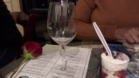 Took a train to a vineyard for wine tasting