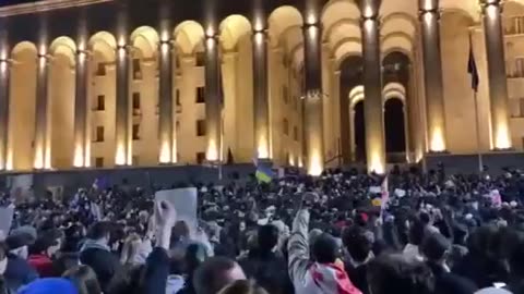 Thousands rally in Georgia