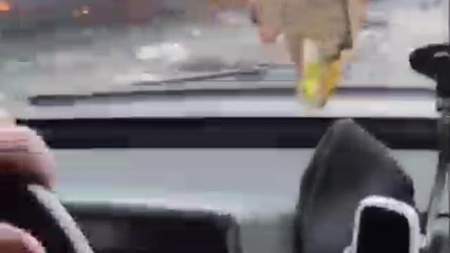 A Ukrainian BMP is on fire