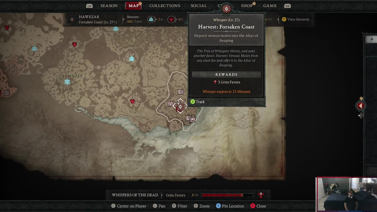 Diablo 4 killing demons and relaxing