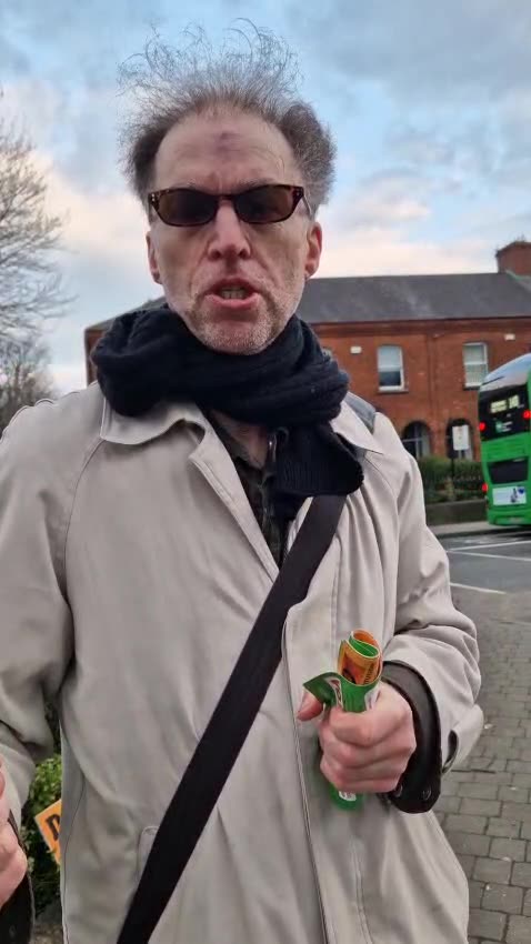 Information Drop at Hart's Corner, Glasnevin, Dublin on 7th March 2024