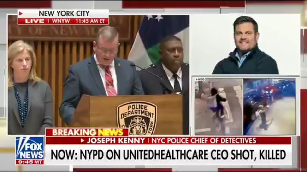 Breaking911-PROFESSIONAL HIT JOB: NYPD Chief on shooting of UnitedHealth CEO: