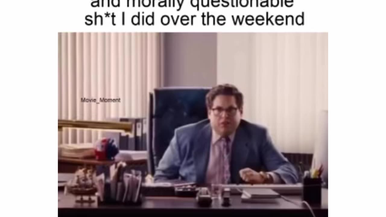 Me on work on Monday after the weekend