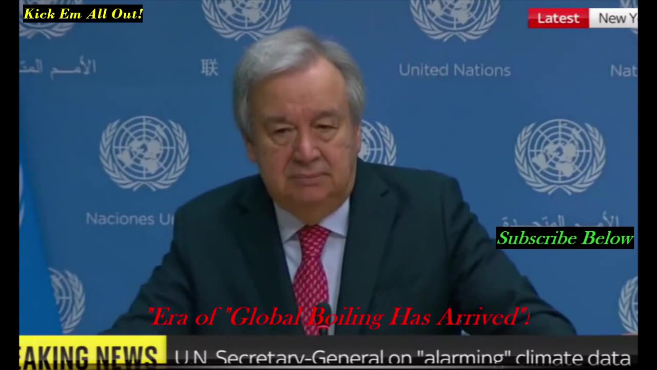 Now it's "Global Boiling"! Artic Ice-Free Summers, "The Brain Trust", Depopulation