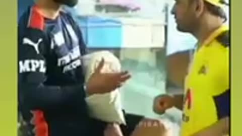 Ms dhoni and Virat Kohli