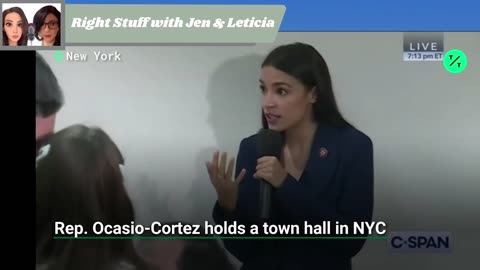 Watch AOC Deal With a Green Lunatic