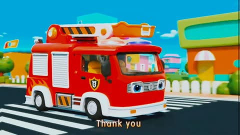 Kids cartoon| Episode : 10|Brave fire truck 🚒 | kids Rhymes kids animated poems