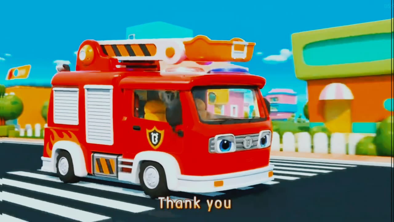 Kids cartoon| Episode : 10|Brave fire truck 🚒 | kids Rhymes kids animated poems