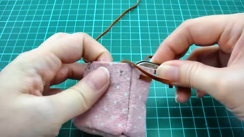 IY Miniature Doll Accessories Mini Backpack School Bag - Functional - NO SEW!