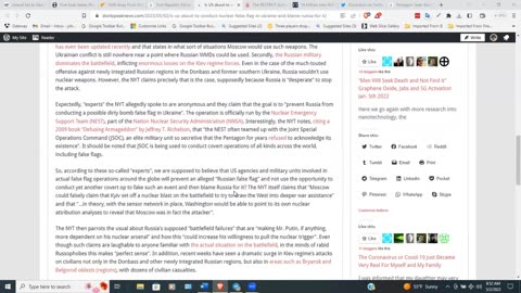 WARNING! Nuclear False Flag Possible in Ukraine, also the US Dollar Loses More Ground