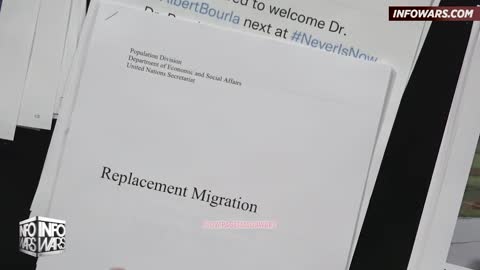 Replacement Migration Is Only An Insane Conspiracy Theory When Alex Jones & Tucker Carlson Talk About It - 11/16/22