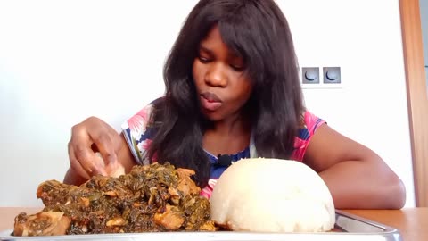 Delicious African food mukbang video