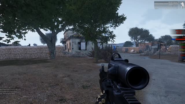 dongamer2020 shorts arma3 A10 PART TWO ENEMY IN THE HOUSE GETS SHOT IN THE HEAD WITH A M29MG