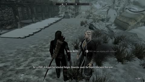 Skyrim Special Edition exploring dawnstar
