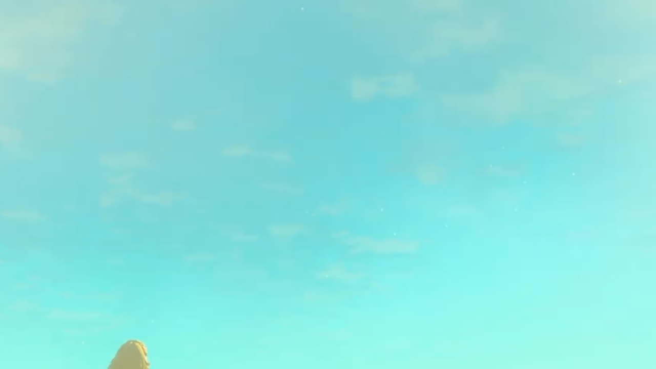 all clips of Zelda in Tears of the Kingdom trailer