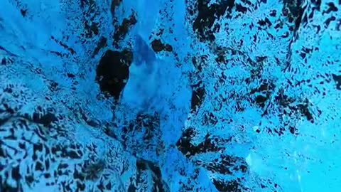I think I found a hidden river deep under the ice