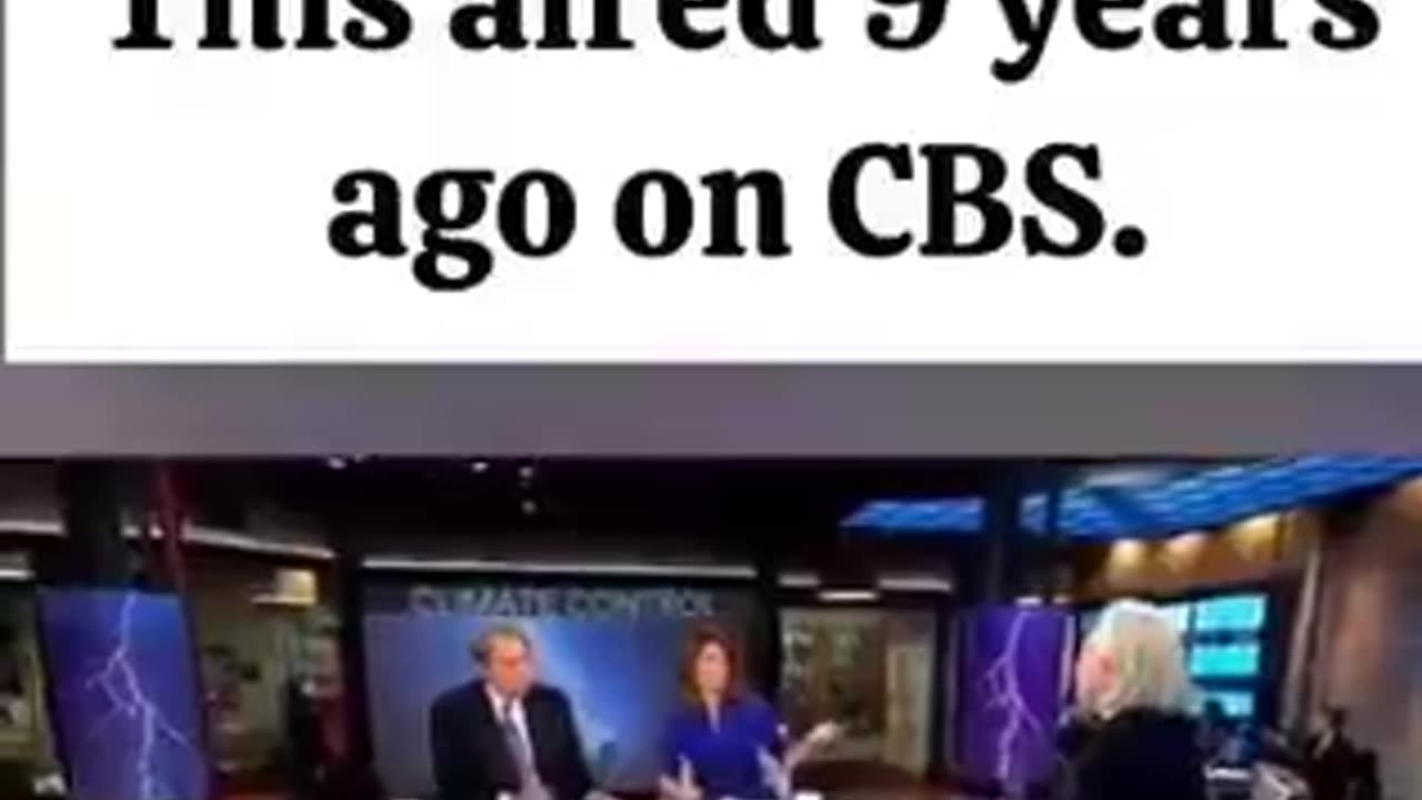 They told us about lasers to manipulate the weather 9 years ago on CBS