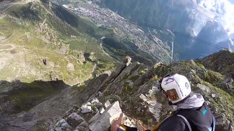 GoPro: Graham Dickinson's Insane Wingsuit Flight - Front Helmet Cam 2 of 3