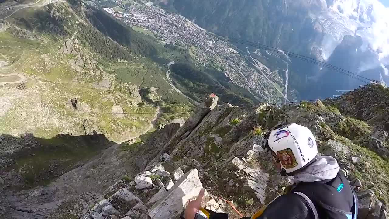 GoPro: Graham Dickinson's Insane Wingsuit Flight - Front Helmet Cam 2 of 3