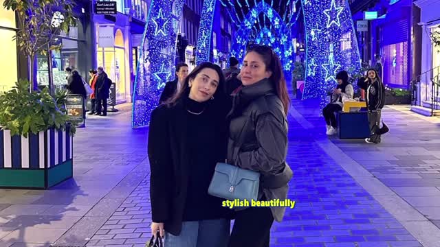 Kareena Kapoor son jeh Ali khan enjoying with Maasi Karisma Kapoor in London