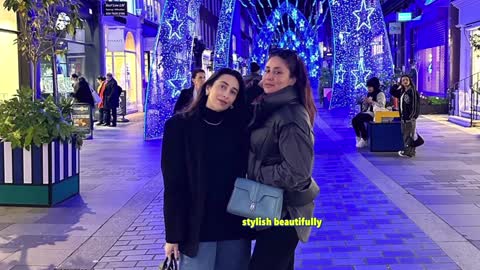 Kareena Kapoor son jeh Ali khan enjoying with Maasi Karisma Kapoor in London